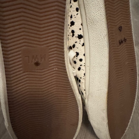 Madewell Sidewalk lighthouse print  spotted side fur sneakers Size 7.5 - Picture 5 of 6